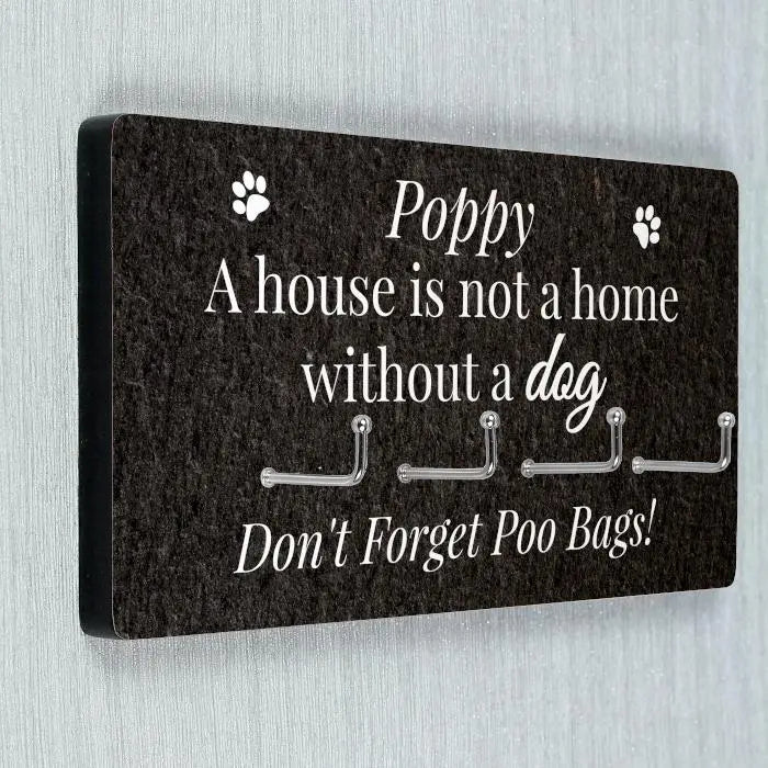 Personalised Dog Lead Hooks: 2 - Signs & Plaques By Gift Moments