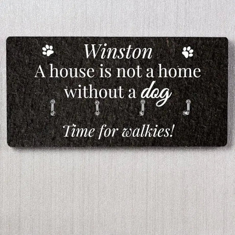 Personalised Dog Lead Hooks: 3 - Signs & Plaques By Gift Moments