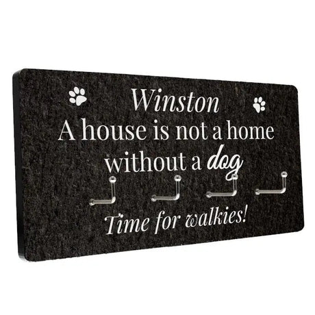 Personalised Dog Lead Hooks: 5 - Signs & Plaques By Gift Moments