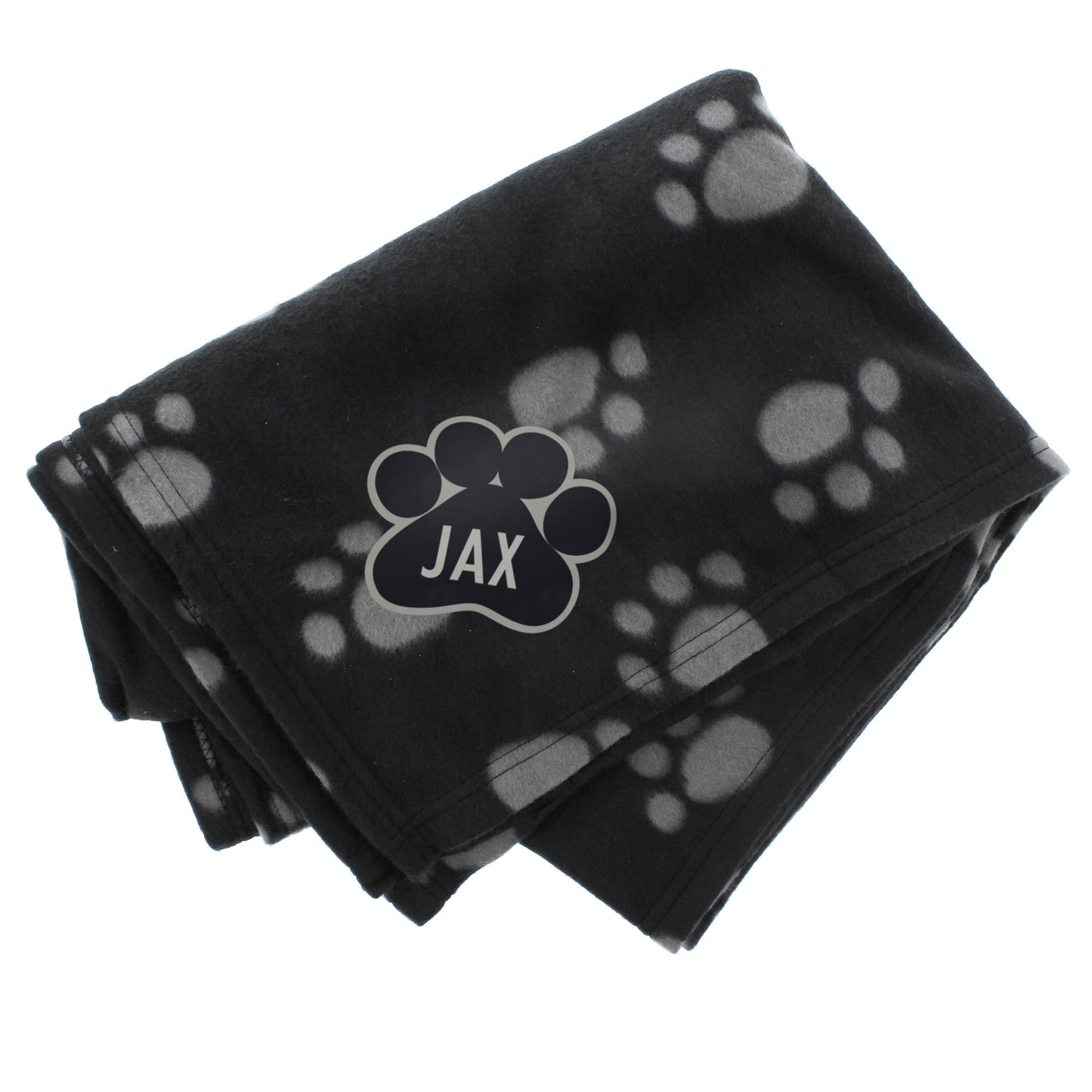 Personalised Dog Paw Print Fleece Blanket: 3 - Pet Products By Gift Moments