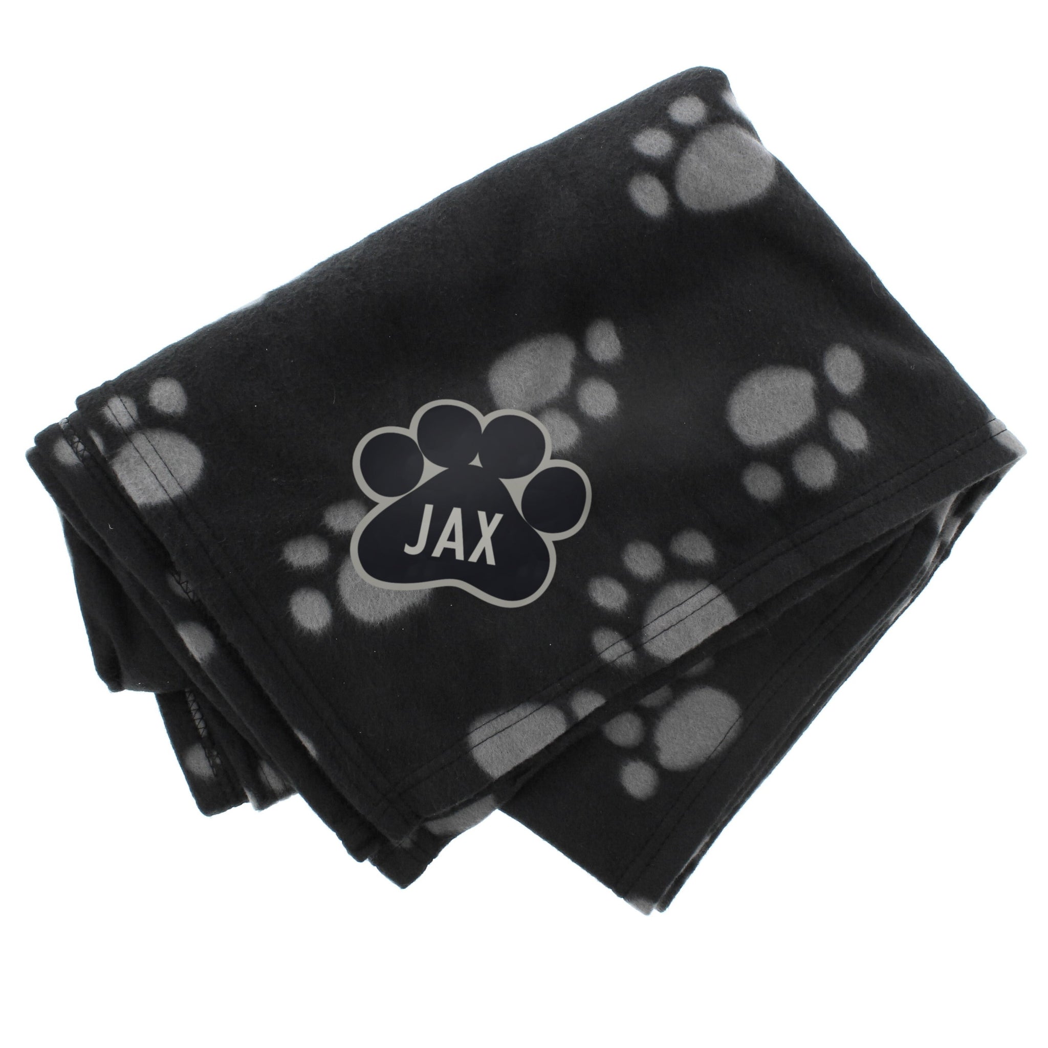 Personalised Dog Paw Print Fleece Blanket: 3 - Pet Products By Gift Moments