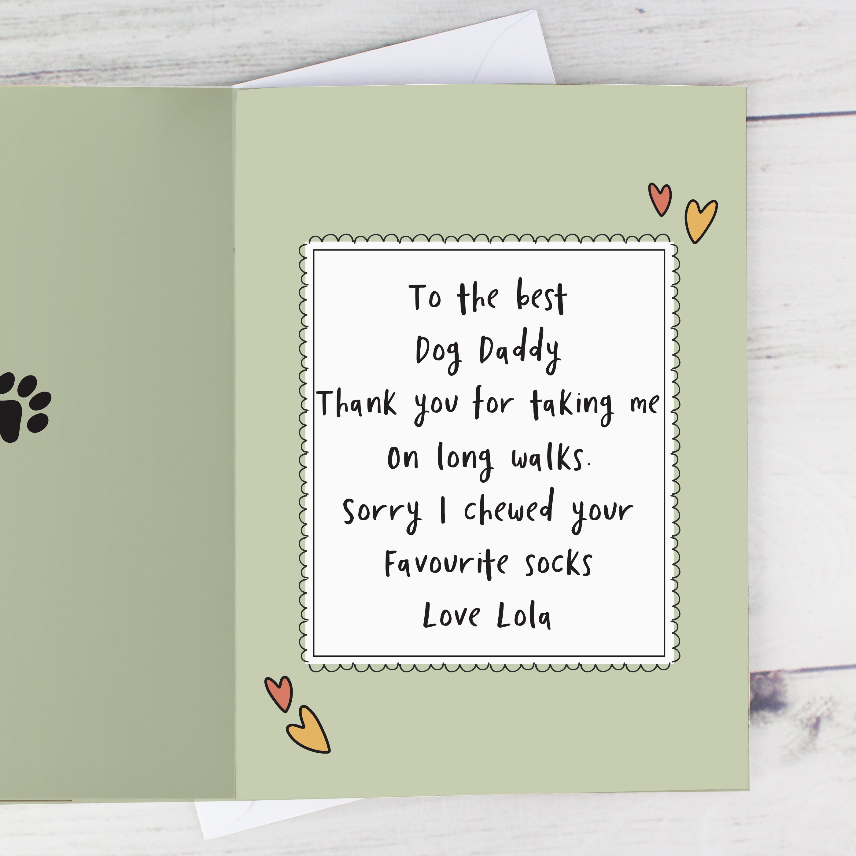 Personalised From the Dog Photo Upload Card - Shop Greeting Cards At Gift Moments - 4