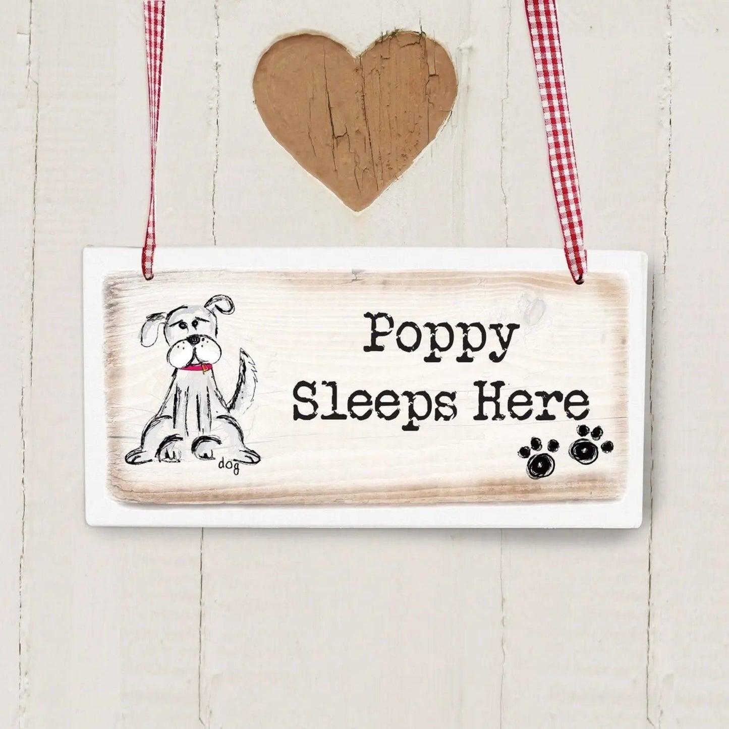 Personalised Dog Wooden Sign: 1 - Signs & Plaques By Gift Moments