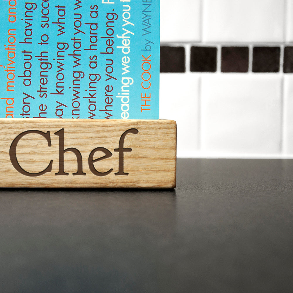 Personalised Double Kitchen Recipe Book or Tablet Holder - Shop Tech Accessories At Gift Moments - 4