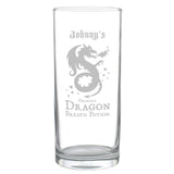 Personalised Dragon Breath Potion Hi Ball Glass: 4 - Highball Glasses By Gift Moments