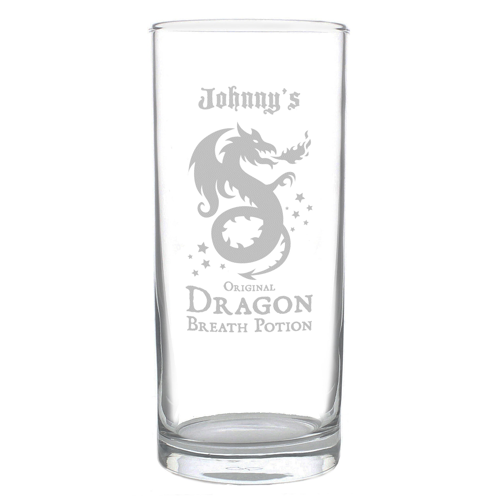 Personalised Dragon Breath Potion Hi Ball Glass: 4 - Highball Glasses By Gift Moments