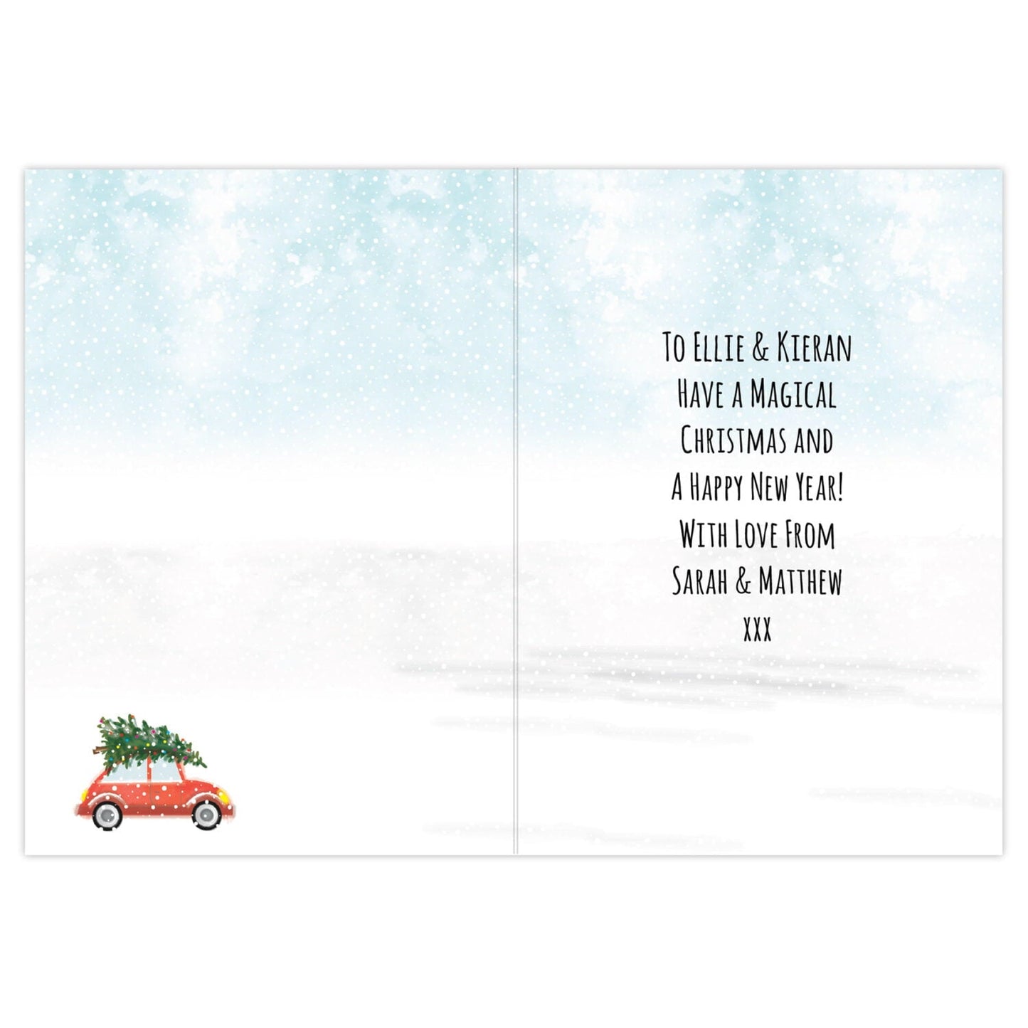 Personalised ’Driving Home For Christmas’’ Card: 4 - Greeting Cards By Gift Moments