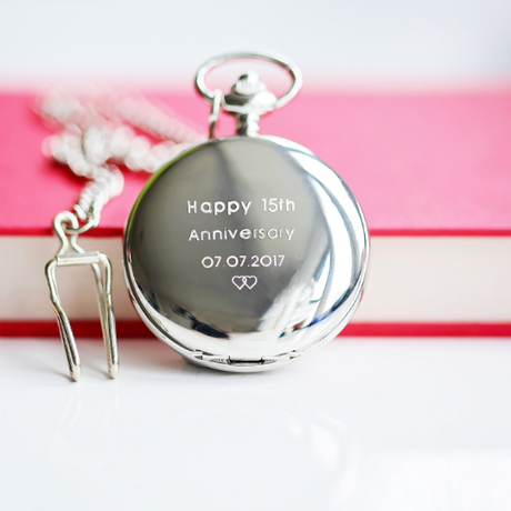 Personalised Dual Opening Pocket Watch: 5 - Watches By Gift Moments