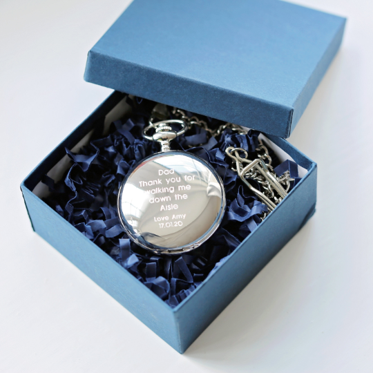 Personalised Dual Opening Pocket Watch: 10 - Watches By Gift Moments