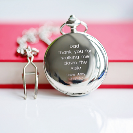 Personalised Dual Opening Pocket Watch: 4 - Watches By Gift Moments