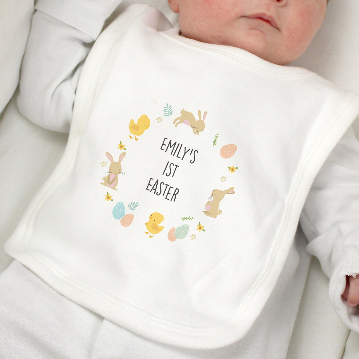Personalised Easter Babys Bib: 3 - Baby Clothing By Gift Moments