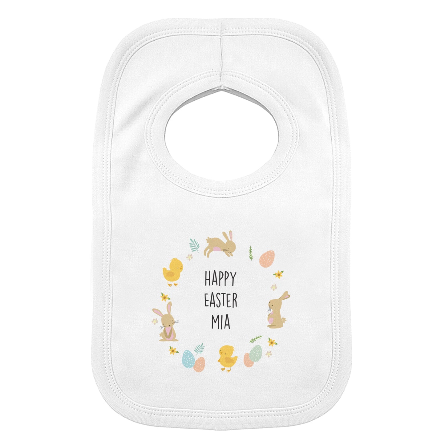 Personalised Easter Babys Bib: 5 - Baby Clothing By Gift Moments