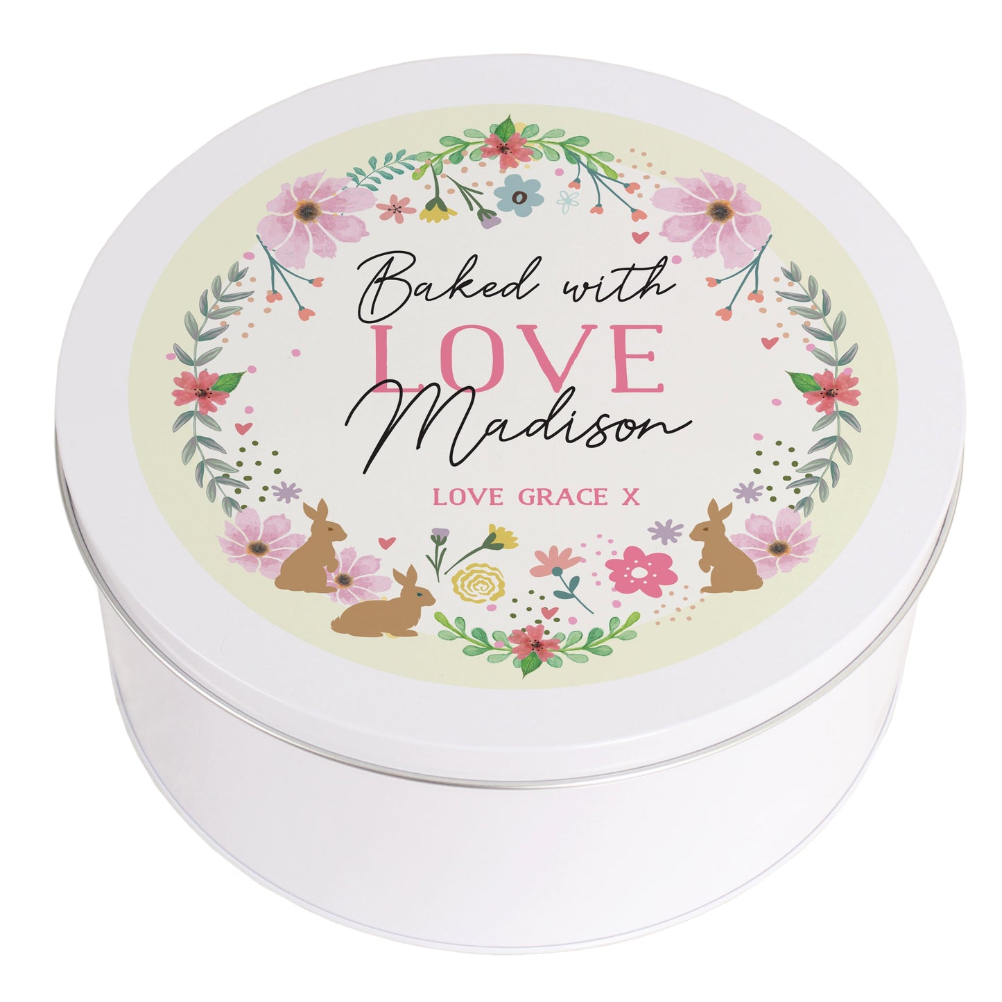 Personalised Easter Cake Tin: 5 - Storage By Gift Moments