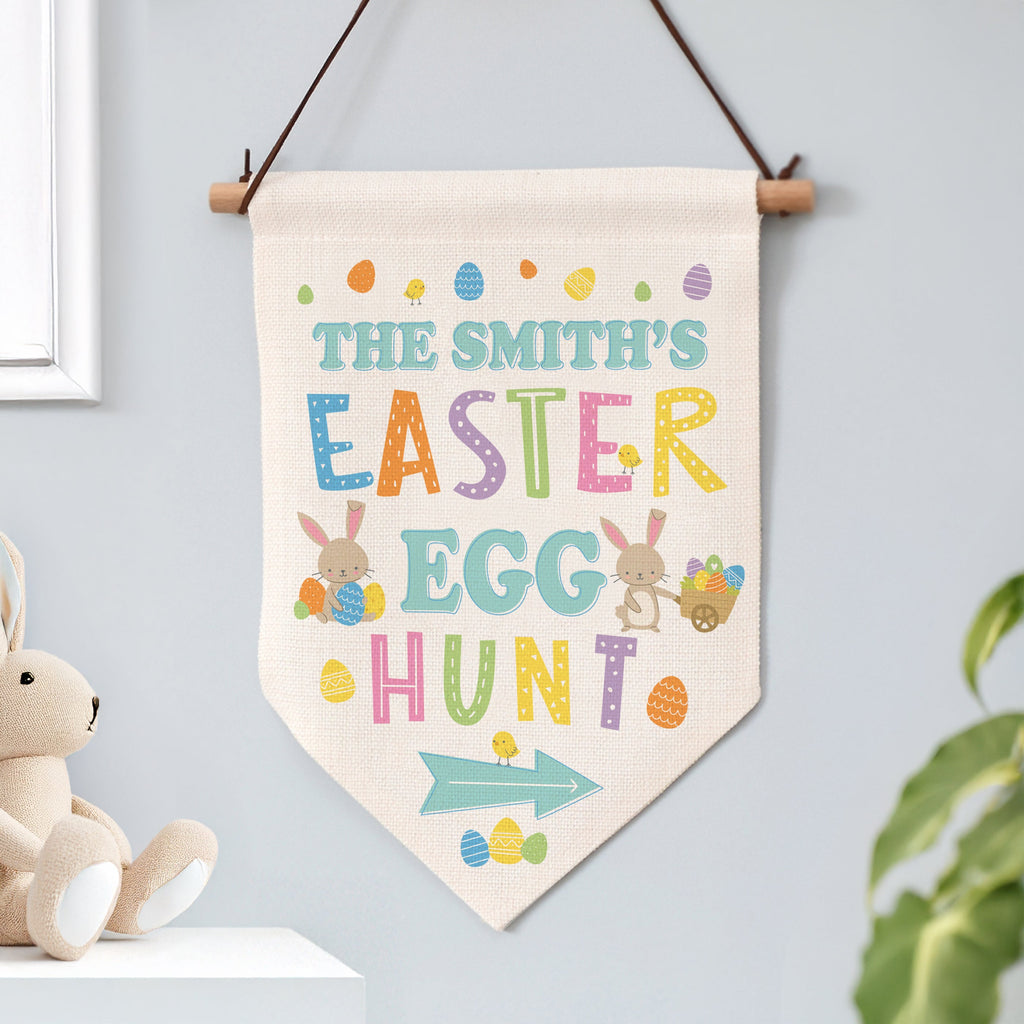 Personalised Easter Egg Hunt Hanging Sign - Shop Signs & Plaques At Gift Moments - 1