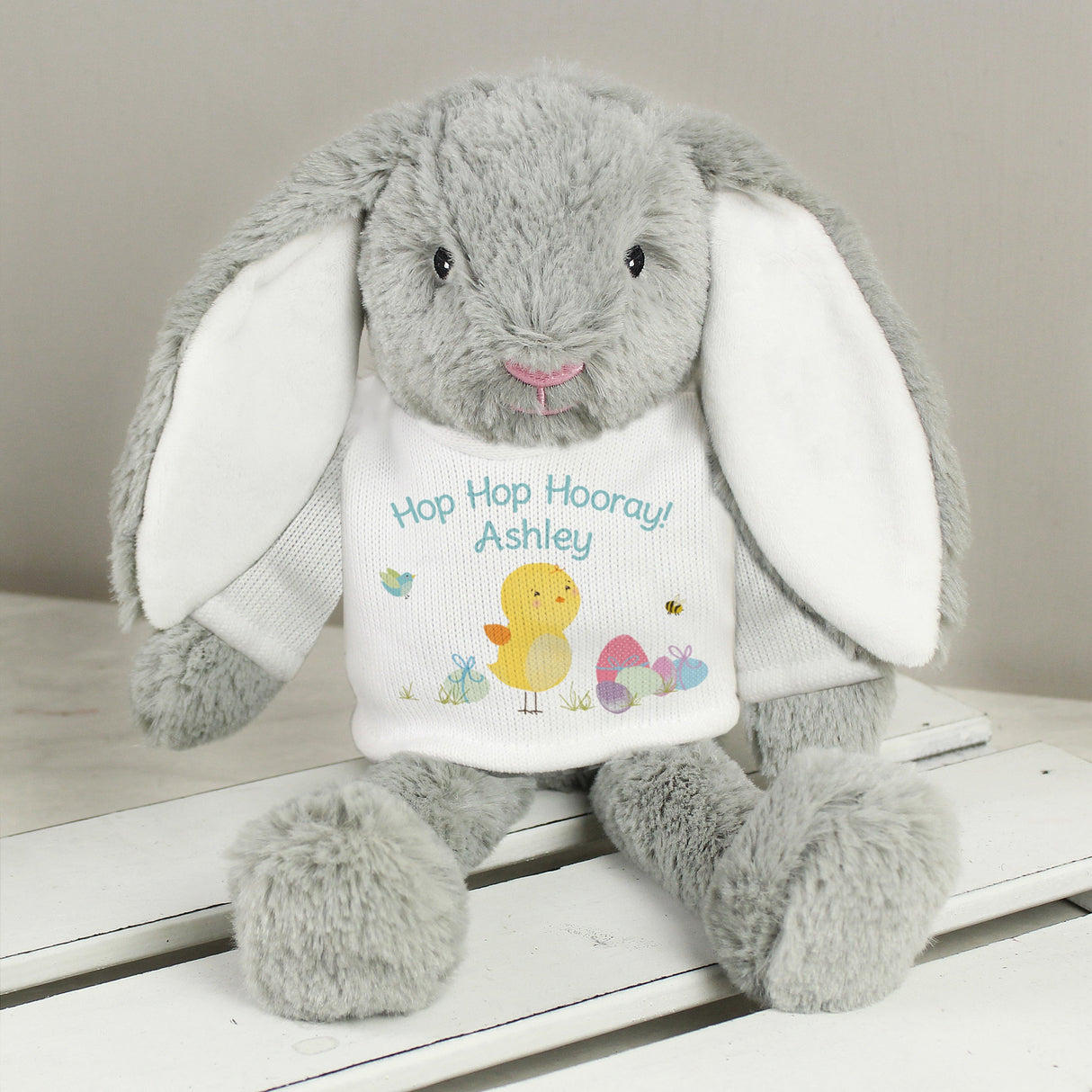 Personalised Easter Meadow Bunny Rabbit: 4 - Teddy Bears & Soft Toys By Gift Moments