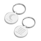 Personalised Eid Mubarak Round Keyrings: 6 Keyrings By Gift Moments