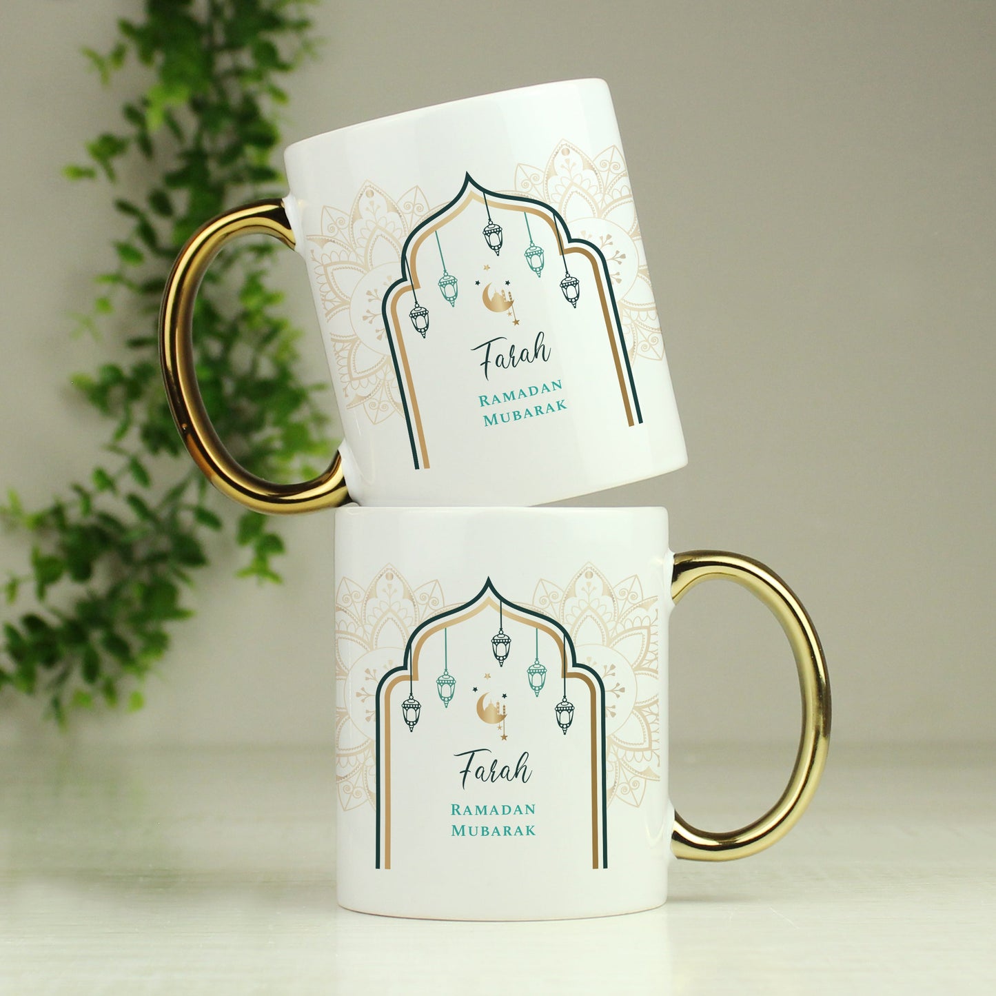 Personalised Eid and Ramadan Gold Handled Mug: 7 - Mugs By Gift Moments
