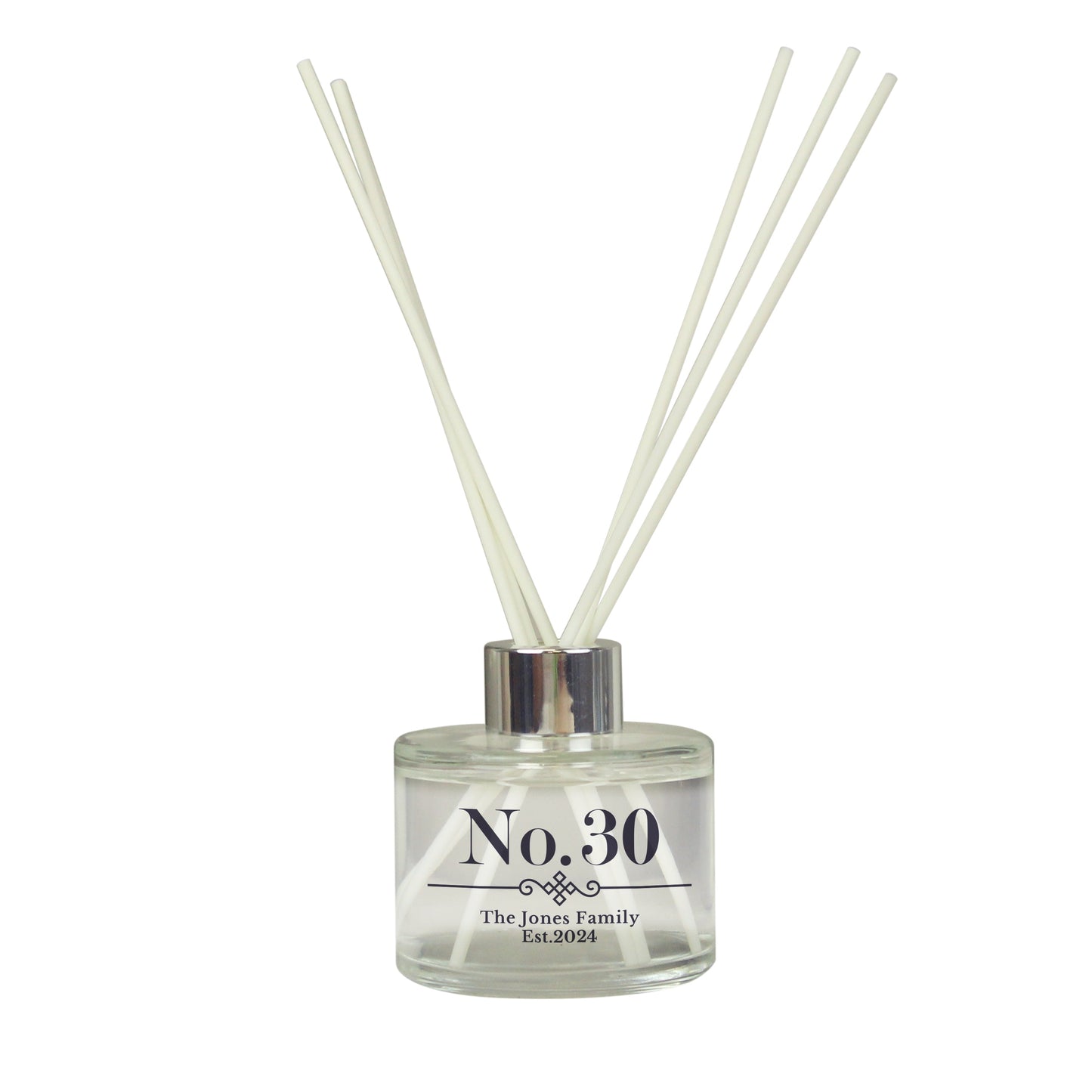 Personalised Elegant Diamond Reed Diffuser: 5 - Reed Diffusers By Gift Moments