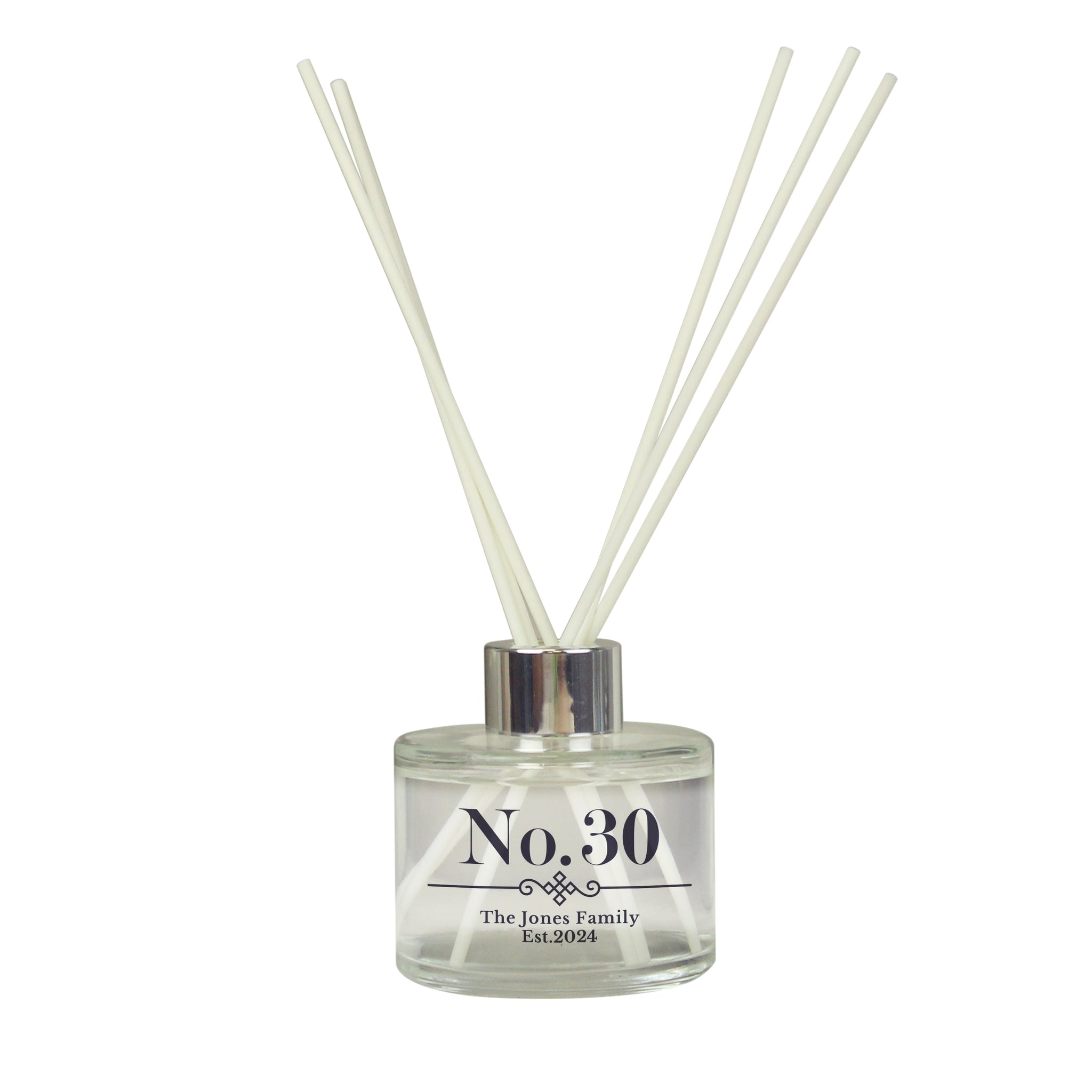 Personalised Elegant Diamond Reed Diffuser: 5 - Reed Diffusers By Gift Moments