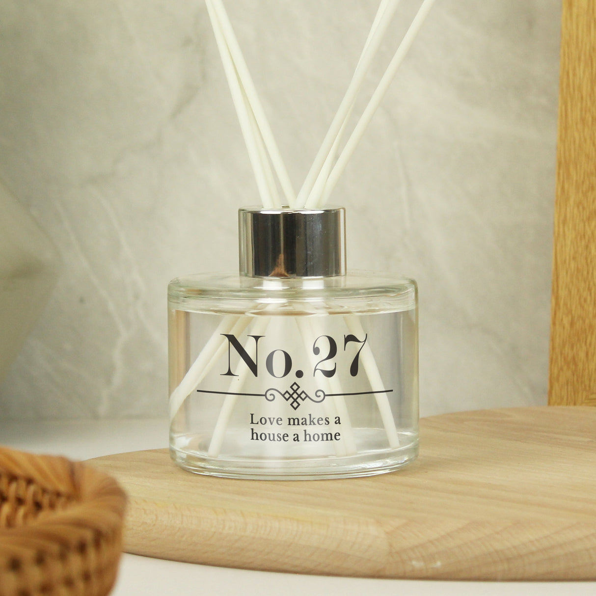 Personalised Elegant Diamond Reed Diffuser: 4 - Reed Diffusers By Gift Moments