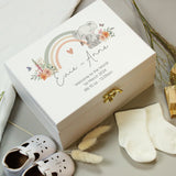 Personalised Elephant Wooden Keepsake Box: 2 - Keepsake Boxes By Gift Moments