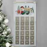 Personalised Elf Advent Calendar In Silver Grey: 1 - Advent Calendars By Gift Moments