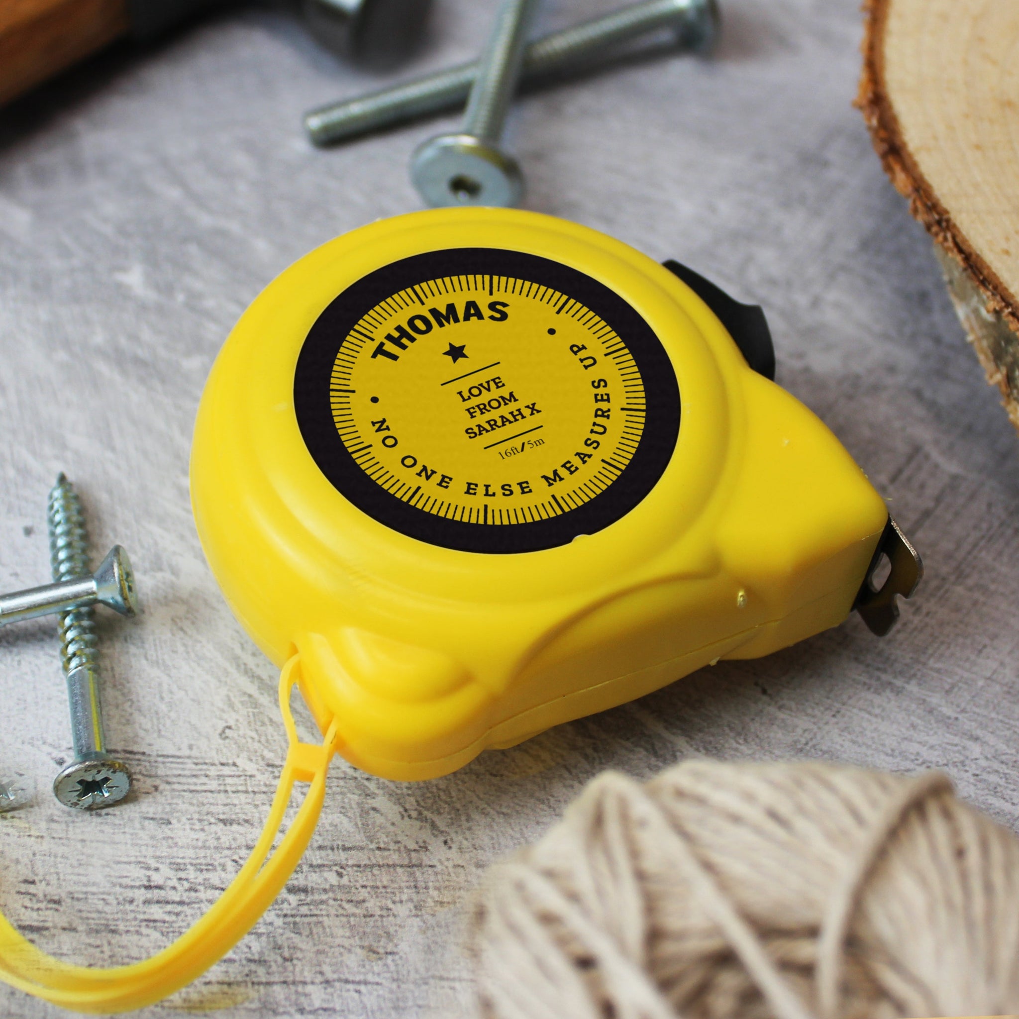Personalised No One Else Measures Up Tape Measure: 3 - Tools & Storage By Gift Moments