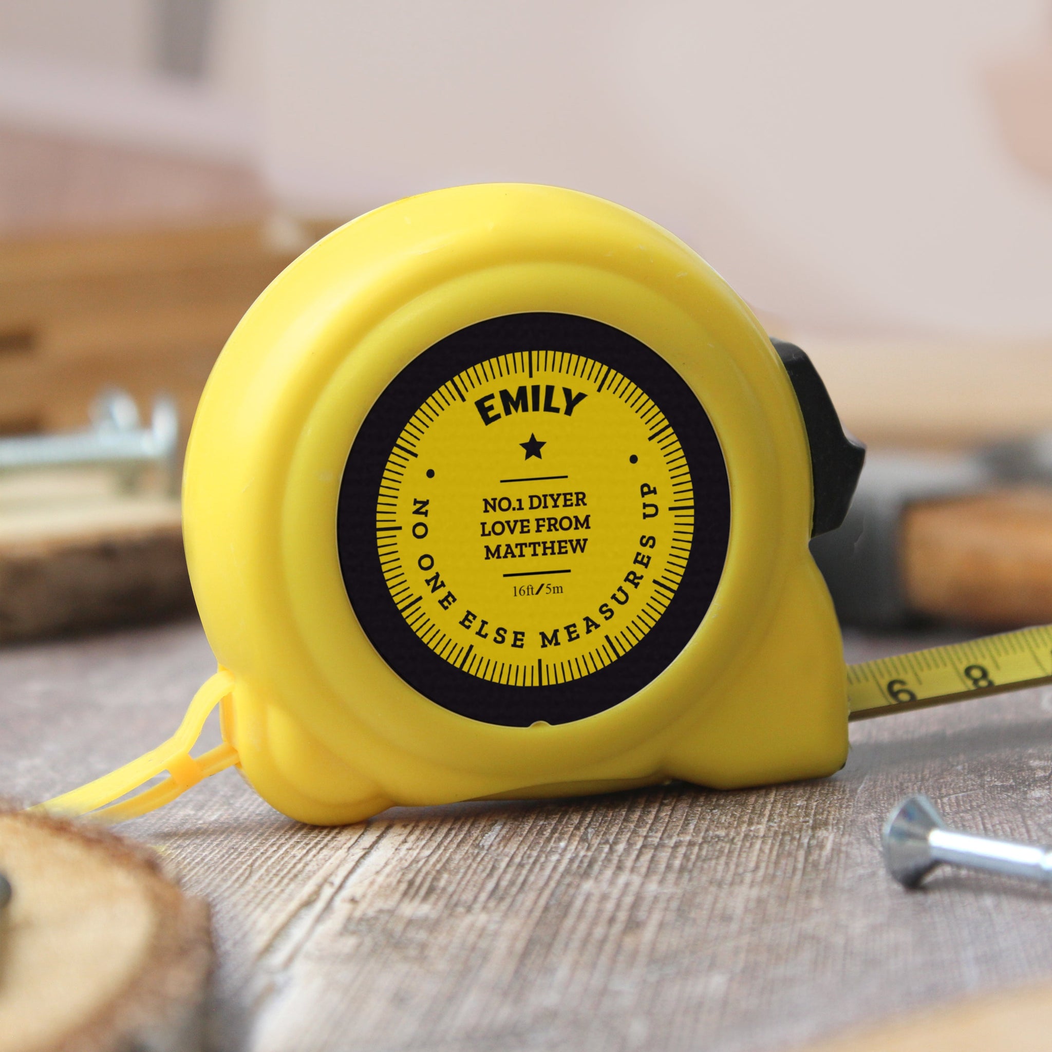 Personalised No One Else Measures Up Tape Measure: 4 - Tools & Storage By Gift Moments