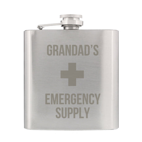 Personalised Emergency Supply Hip Flask: 5 - Hip Flasks By Gift Moments