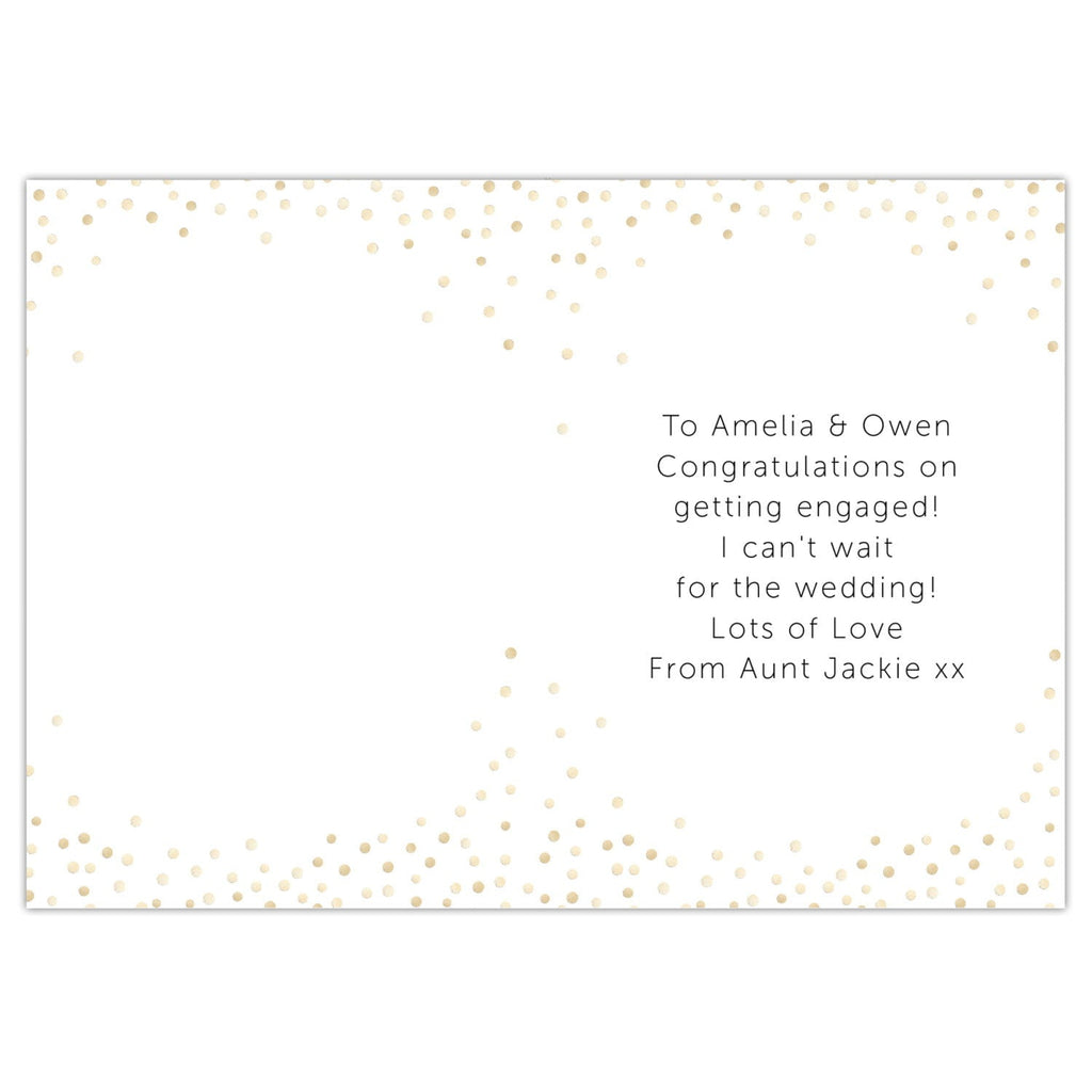 Personalised Engagement Card - Shop Greeting Cards At Gift Moments - 4