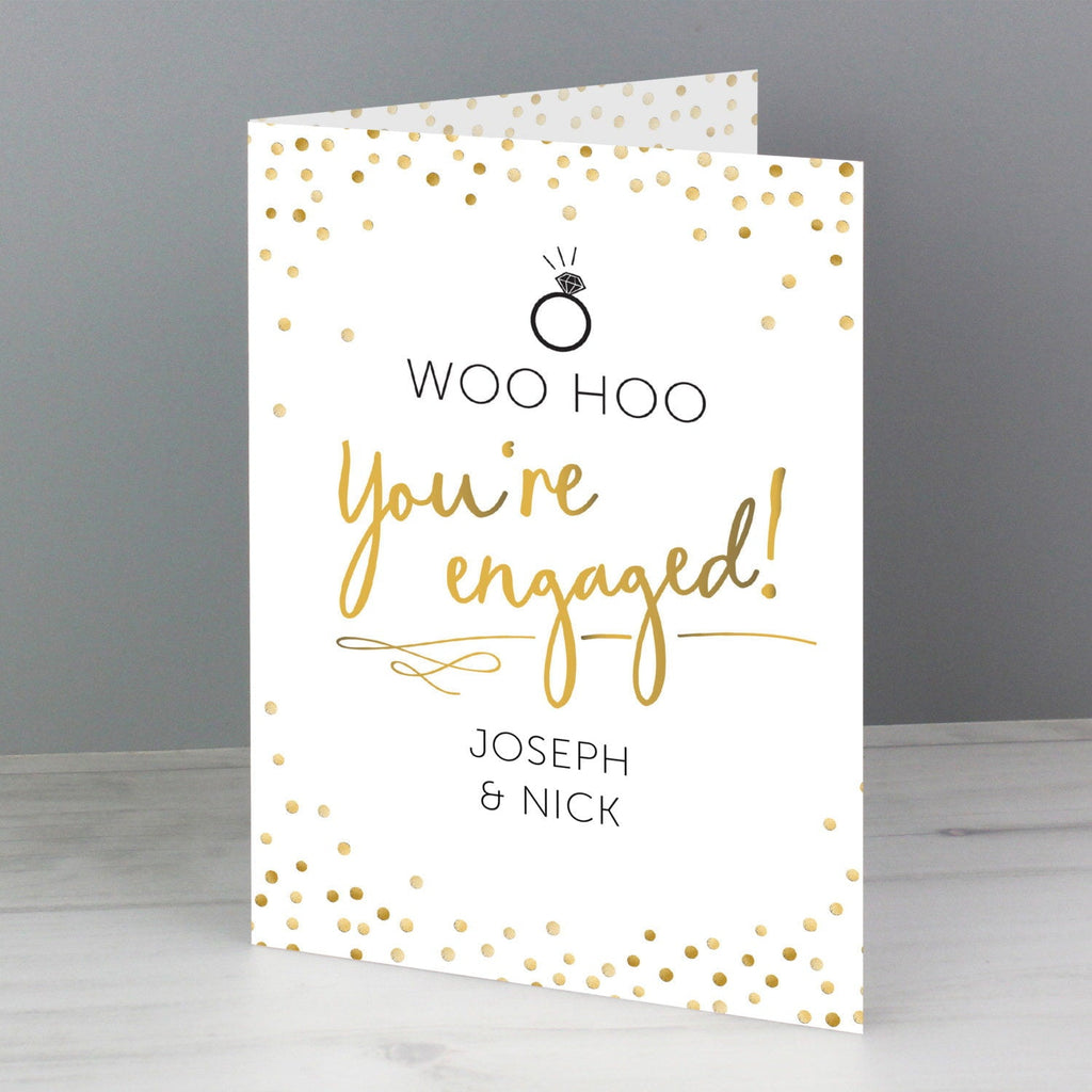 Personalised Engagement Card - Shop Greeting Cards At Gift Moments - 2