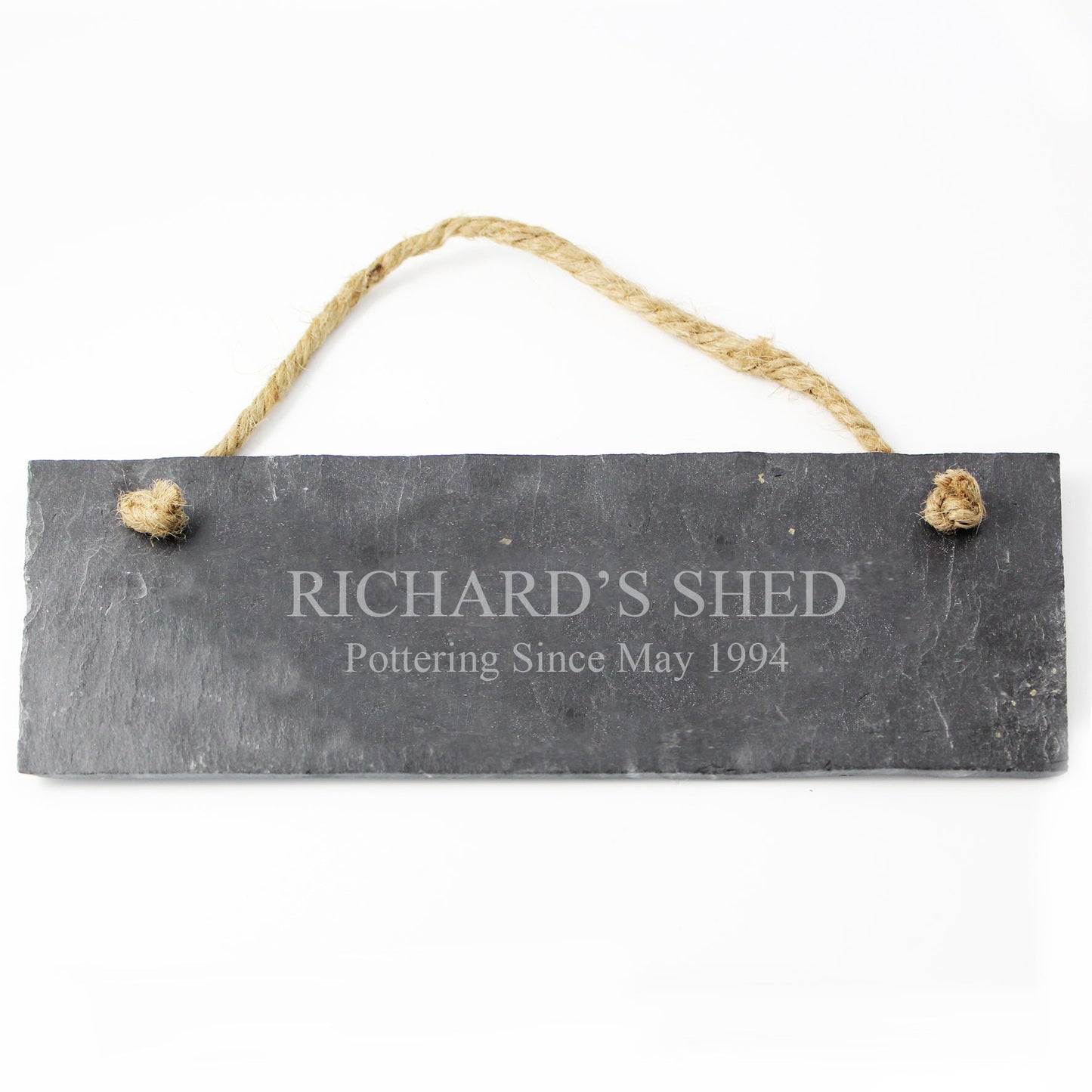 Personalised Engraved Hanging Slate Plaque: 3 - Signs & Plaques By Gift Moments