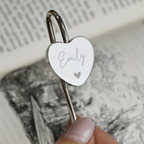 Personalised Engraved Heart Bookmark: 3 - Bookmarks By Gift Moments
