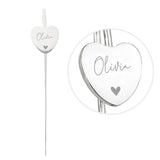 Personalised Engraved Heart Bookmark: 5 - Bookmarks By Gift Moments