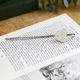 Personalised Engraved Heart Bookmark: 4 - Bookmarks By Gift Moments