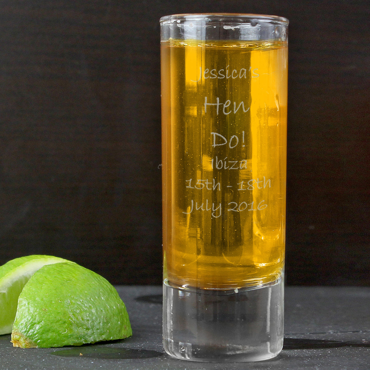 Personalised Engraved Shot Glass: 1 - Shot Glasses By Gift Moments