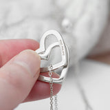 Personalised Entwined Hearts Necklaces: 4 - Necklaces By Gift Moments