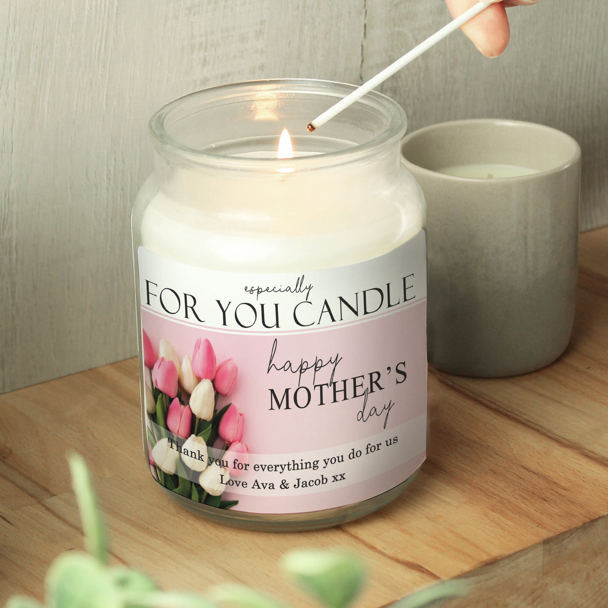Personalised Especially For You Mothers Day Large Scented Jar Candle: 1 - Candles By Gift Moments