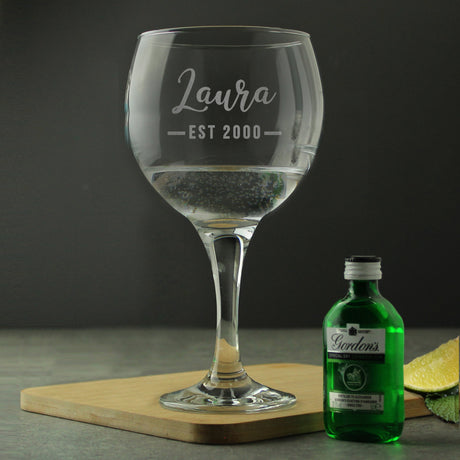 Personalised Established Gin Gift Set: 1 - Alcohol Sets By Gift Moments