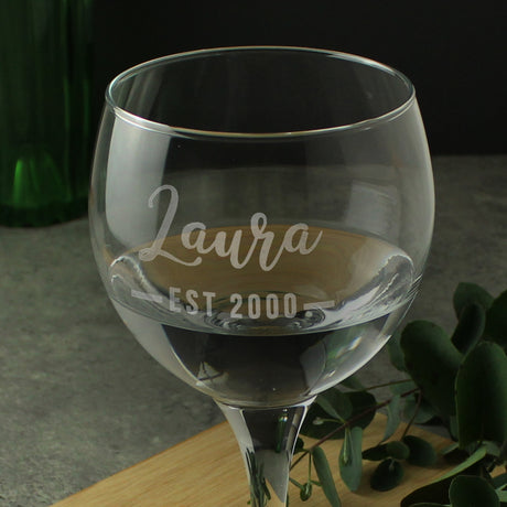 Personalised Established Gin Gift Set: 2 - Alcohol Sets By Gift Moments