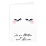 Personalised Eyelashes Card: 3 - Greeting Cards By Gift Moments