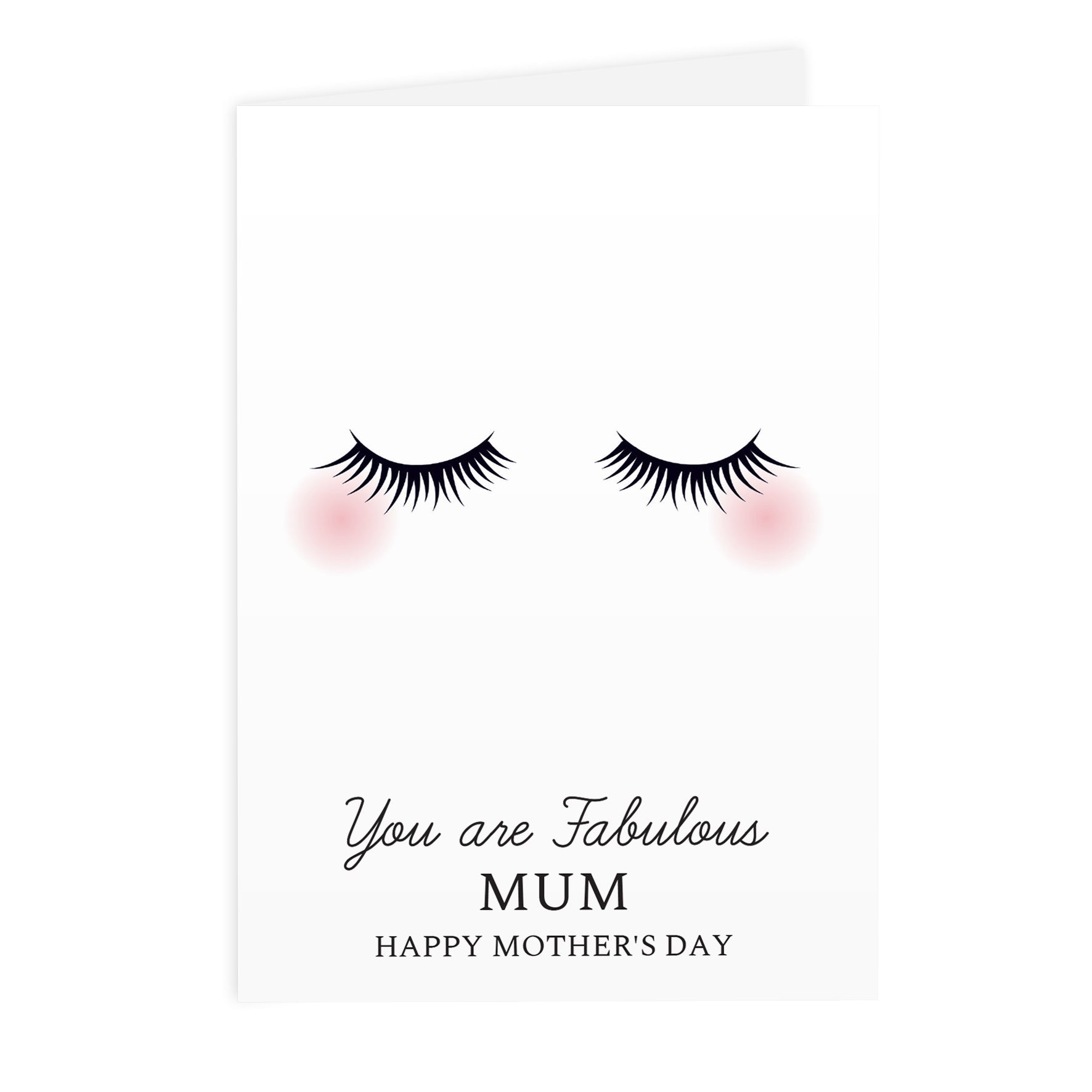 Personalised Eyelashes Card: 3 - Greeting Cards By Gift Moments