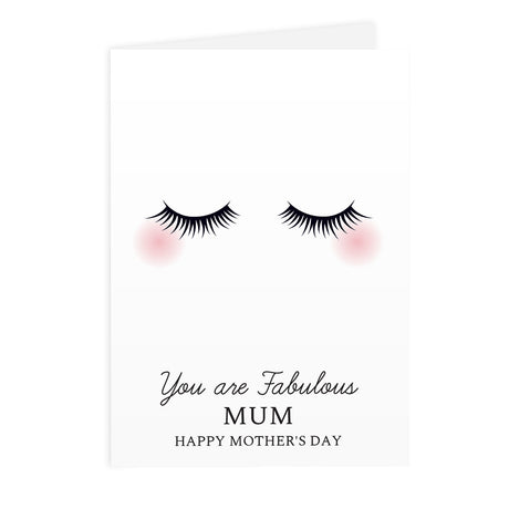 Personalised Eyelashes Card: 3 - Greeting Cards By Gift Moments