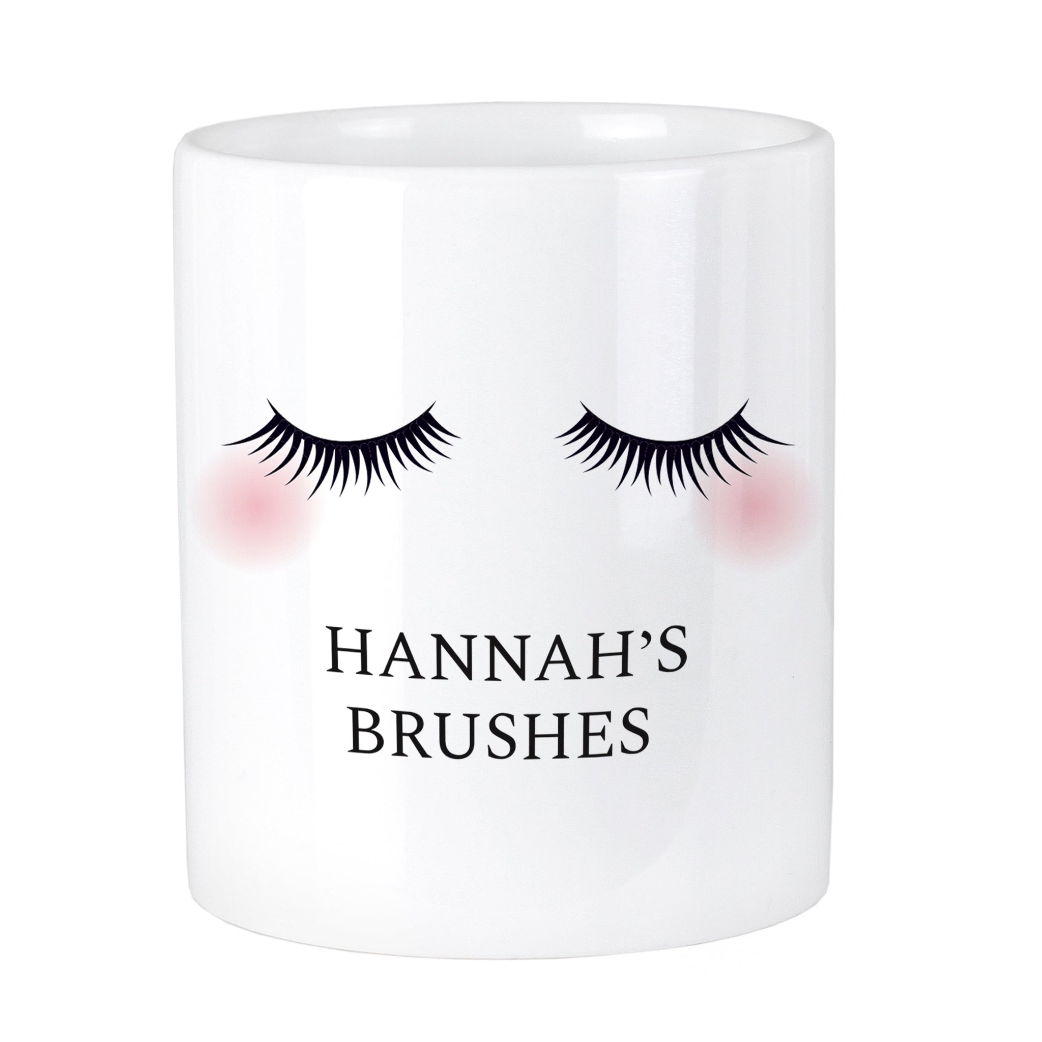 Personalised Eyelashes Ceramic Storage Pot: 2 - Storage By Gift Moments