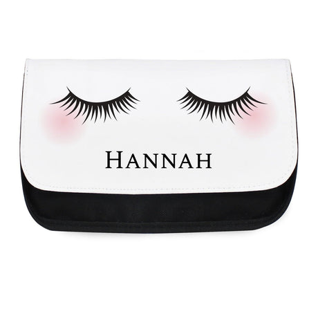 Personalised Eyelashes Make Up Bag: 4 - Toiletry & Makeup Bags By Gift Moments