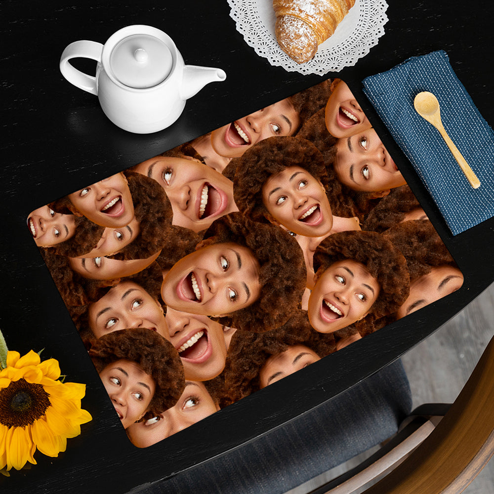 Personalised Face Photo Placemat: 1 - Placemats By Gift Moments