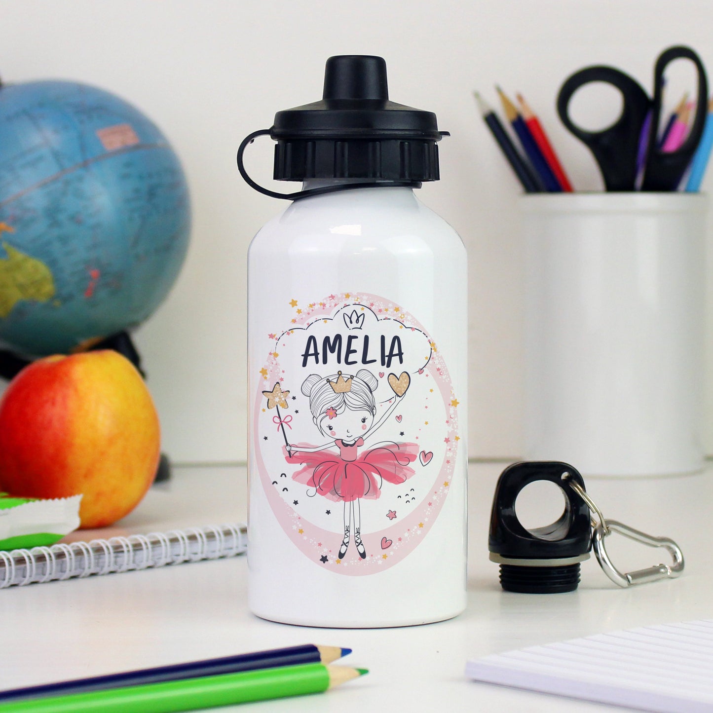 Personalised Fairy Drinks Bottle: 1 - Kids Bottles By Gift Moments