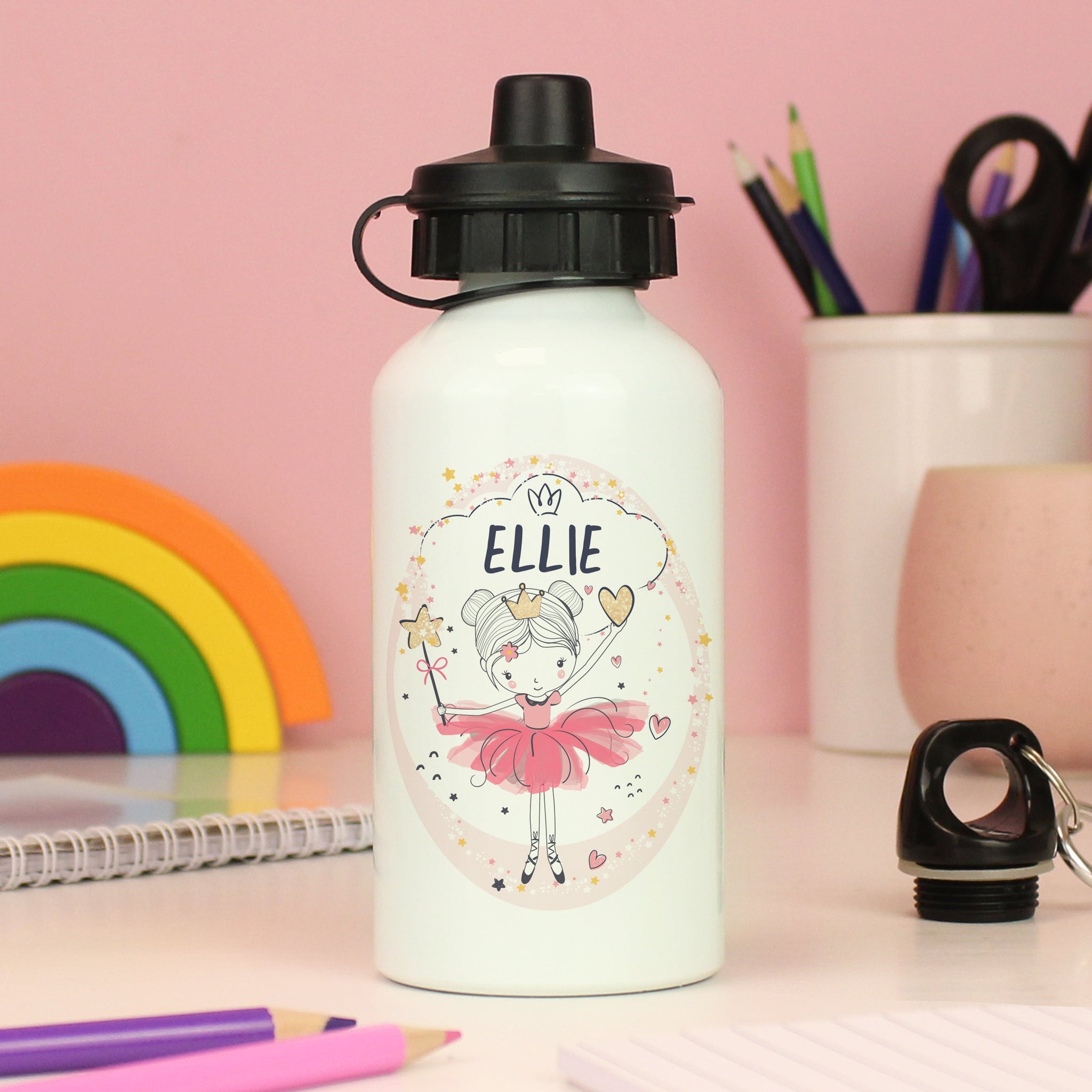 Personalised Fairy Drinks Bottle: 2 - Kids Bottles By Gift Moments