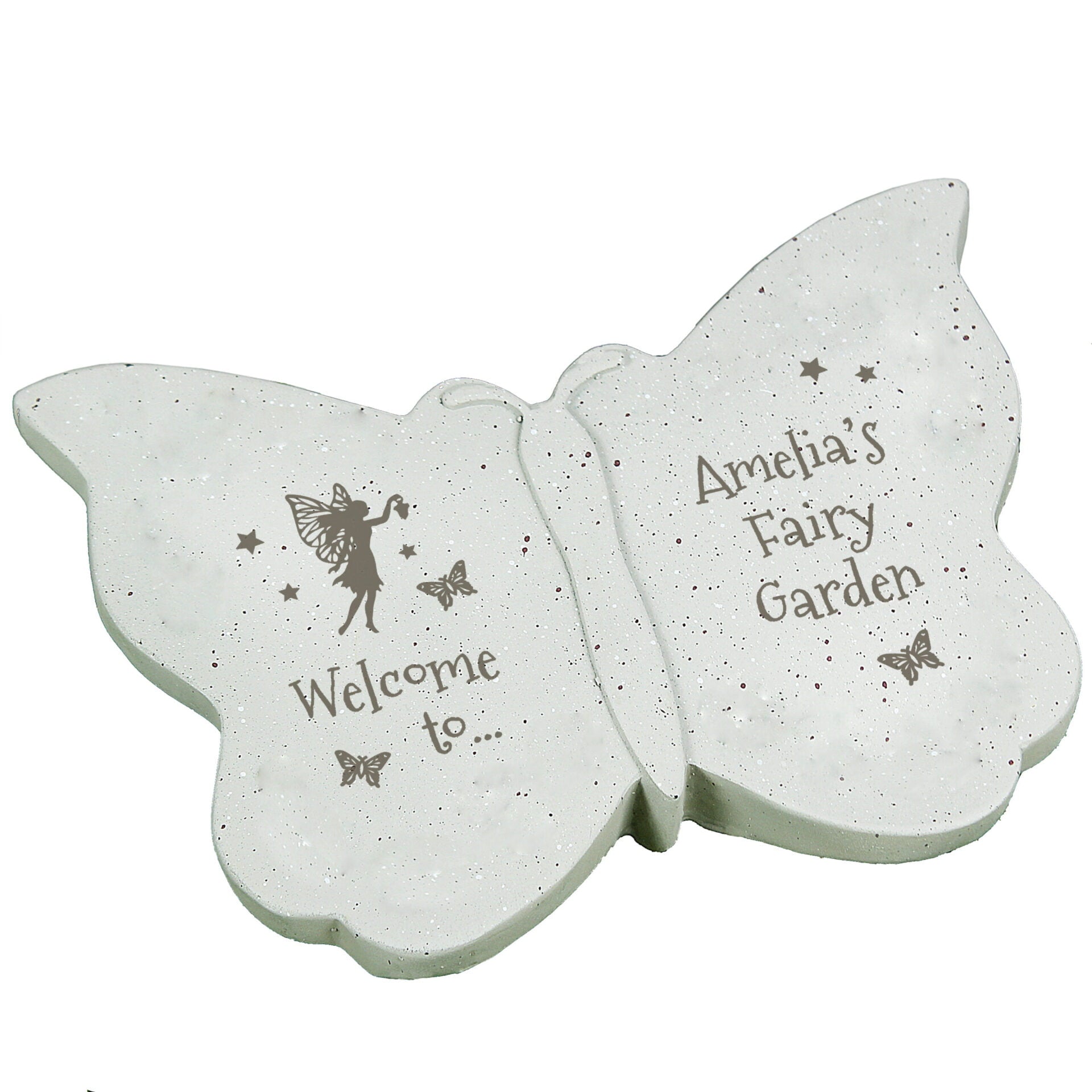 Personalised Fairy Garden Butterfly Ornament: 3 - Garden Ornaments By Gift Moments
