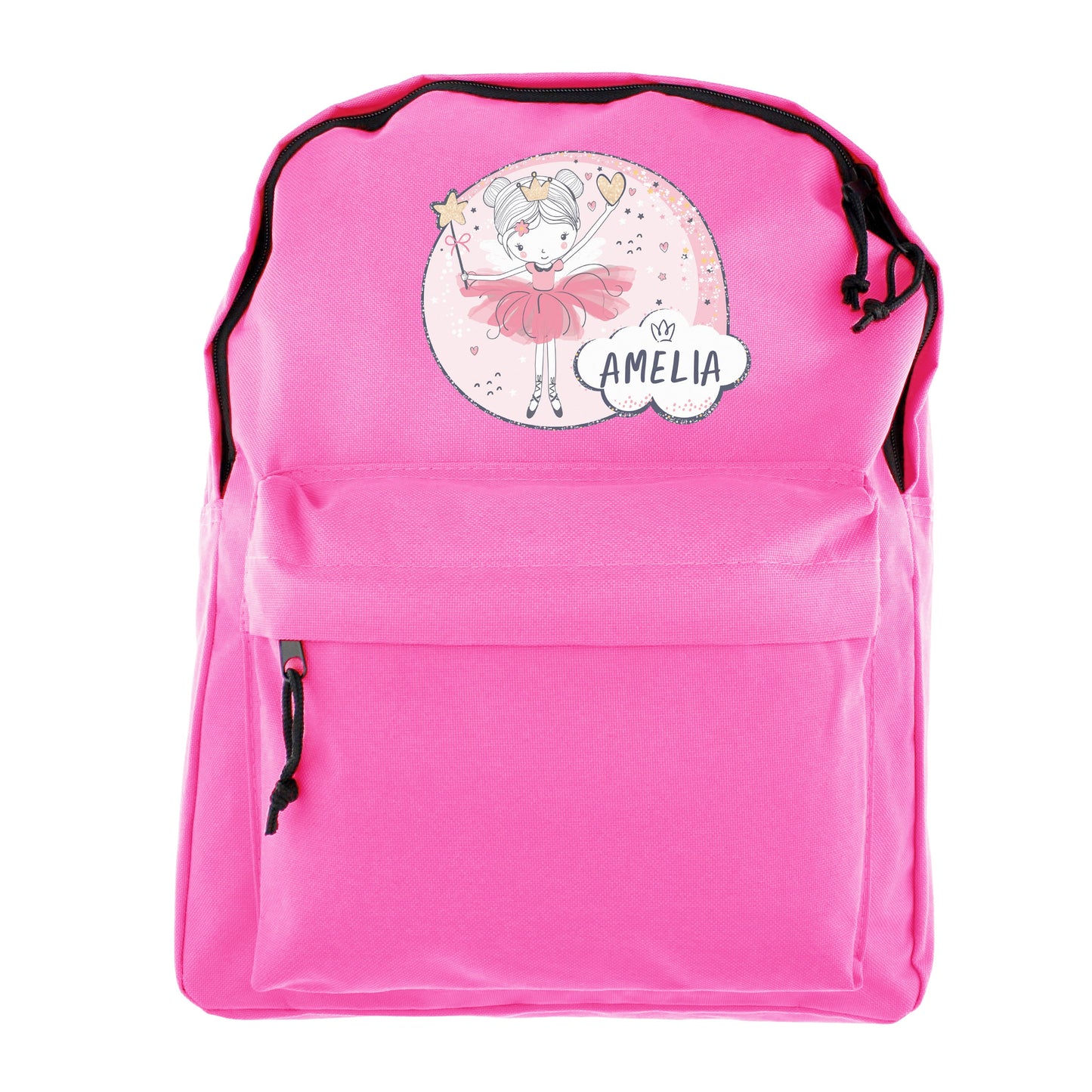 Personalised Fairy Pink Backpack: 5 - Kids Bags By Gift Moments